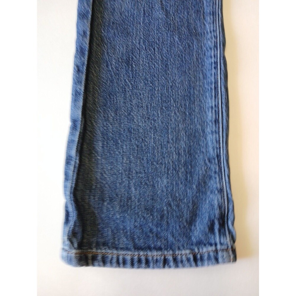 Abercrombie Kids Loose Jeans 5/6 Regular Dark Wash Elastic  Adjustable Waist - Picture 7 of 16